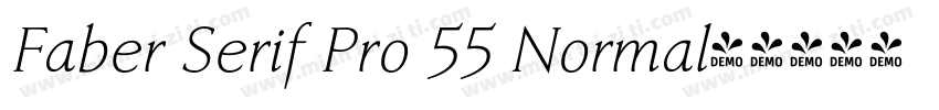 Faber Serif Pro 55 Normal字体转换